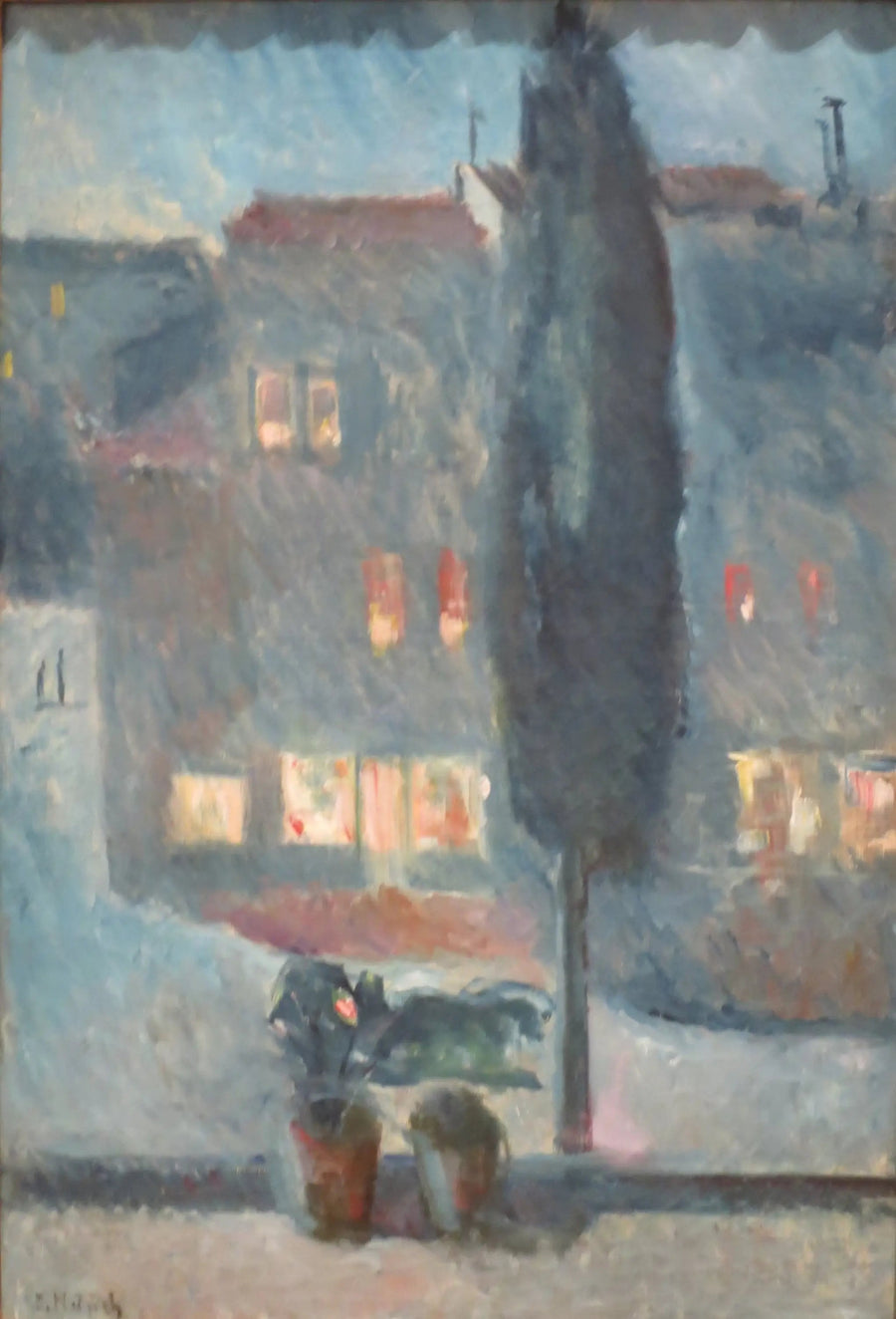 Cipres bij maanlicht - Edvard Munch