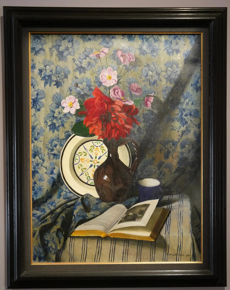 Rode dahlia's en open boek - Félix Vallotton

Source:
Dahlias rouges et livre ouvert - Félix Vallotton