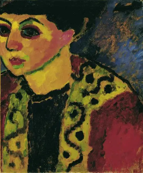 Dame voor de blauwe achtergrond - Alexej von Jawlensky

Source:
Dame devant le fond bleu - Alexej von Jawlensky