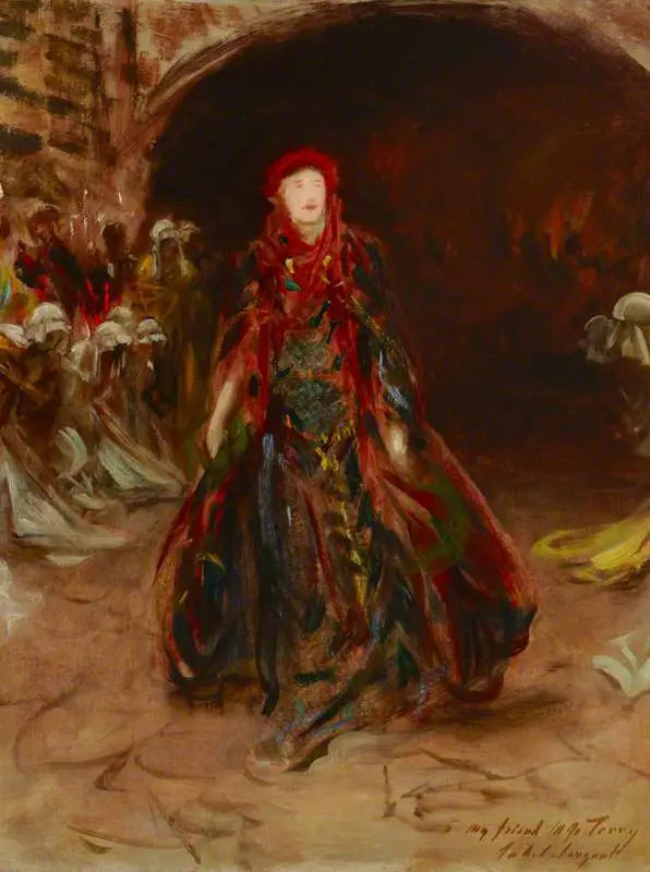 Dame Ellen Terry (1847-1928) in de rol van Lady Macbeth in 
