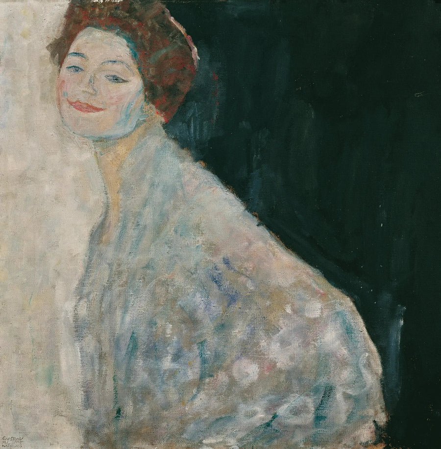 Dame in het wit - Gustav Klimt