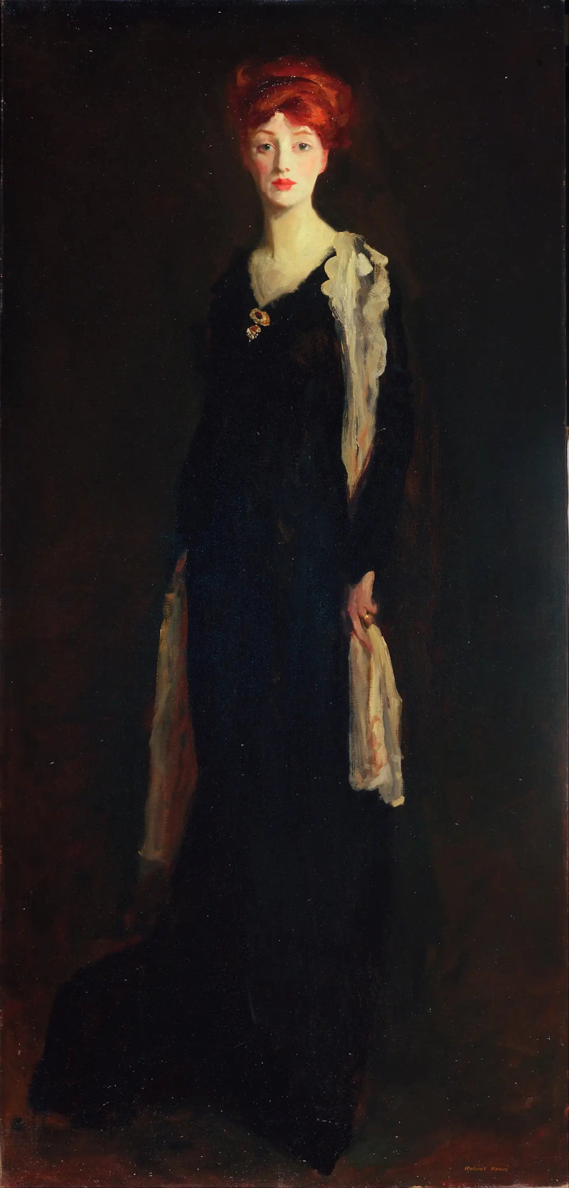 Dame en noir avec un foulard espagnol (O en noir avec un foulard) - Robert Henri

Source:
Dame en noir avec un foulard espagnol (O en noir avec un foulard) - Robert Henri