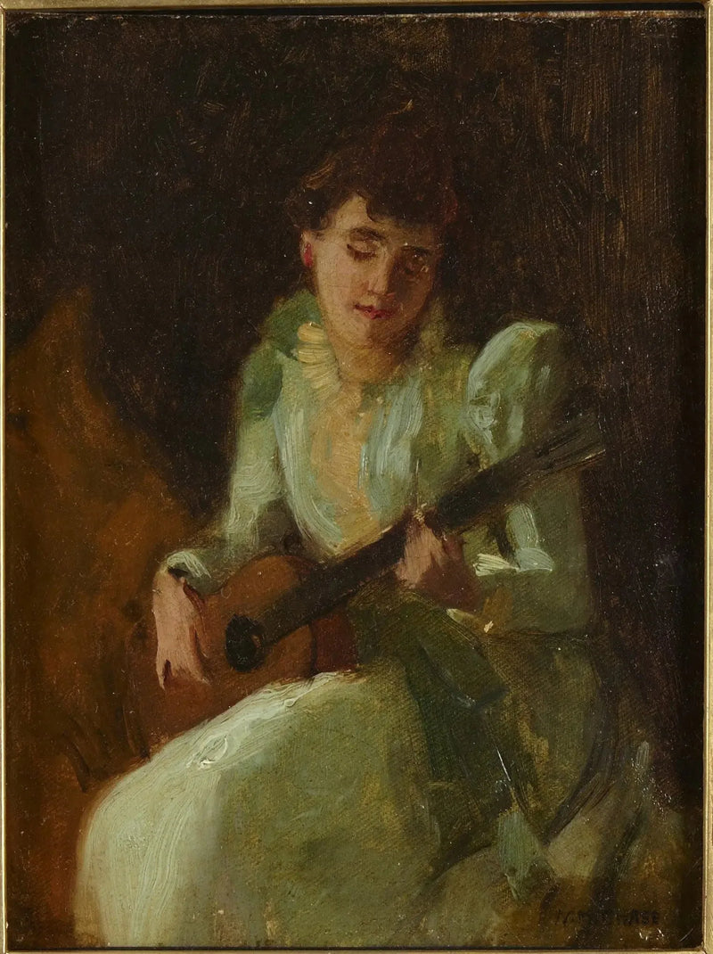 Dame die gitaar speelt - William Merritt Chase

Source:
Dame jouant de la guitare - William Merritt Chase