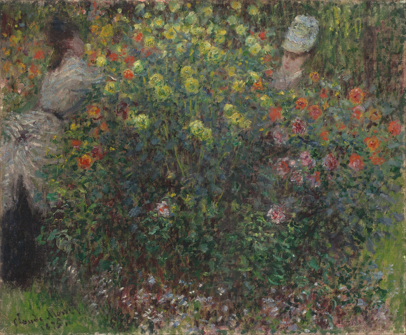 Dames in bloemen W383 - Claude Monet