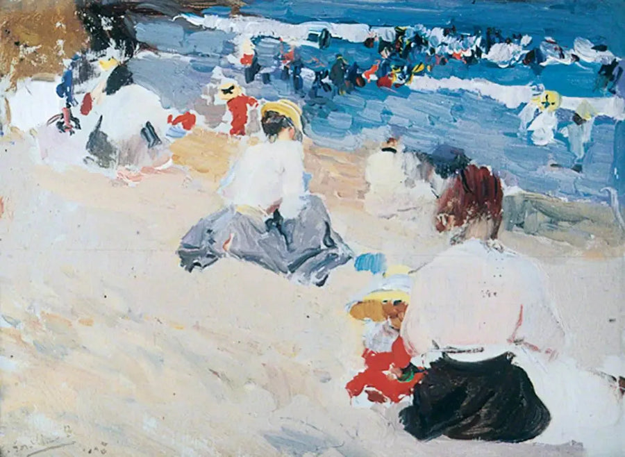 Dames op het strand - Joaquín Sorolla