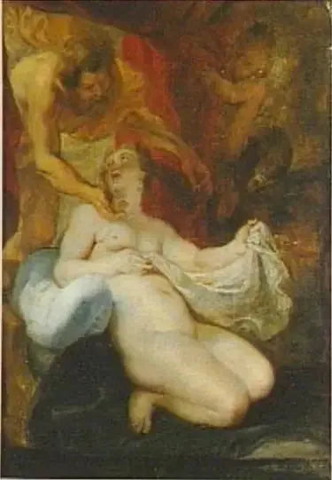 Danaé ontvangt Jupiter onder de gedaante van een gouden regen (Ovidius, Metamorphoses 4:611) - Peter Paul Rubens