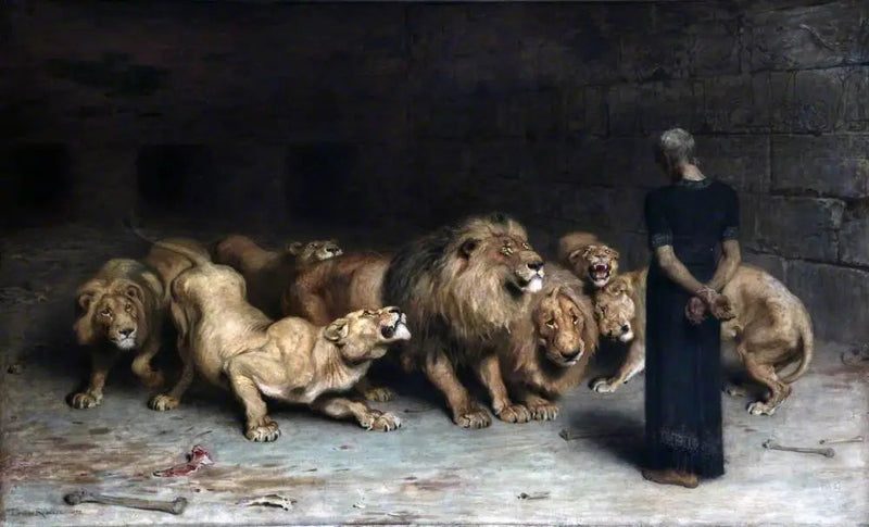 Daniel in de leeuwenkooi - Briton Rivière

Source:
Daniel dans la fosse aux lions - Briton Rivière