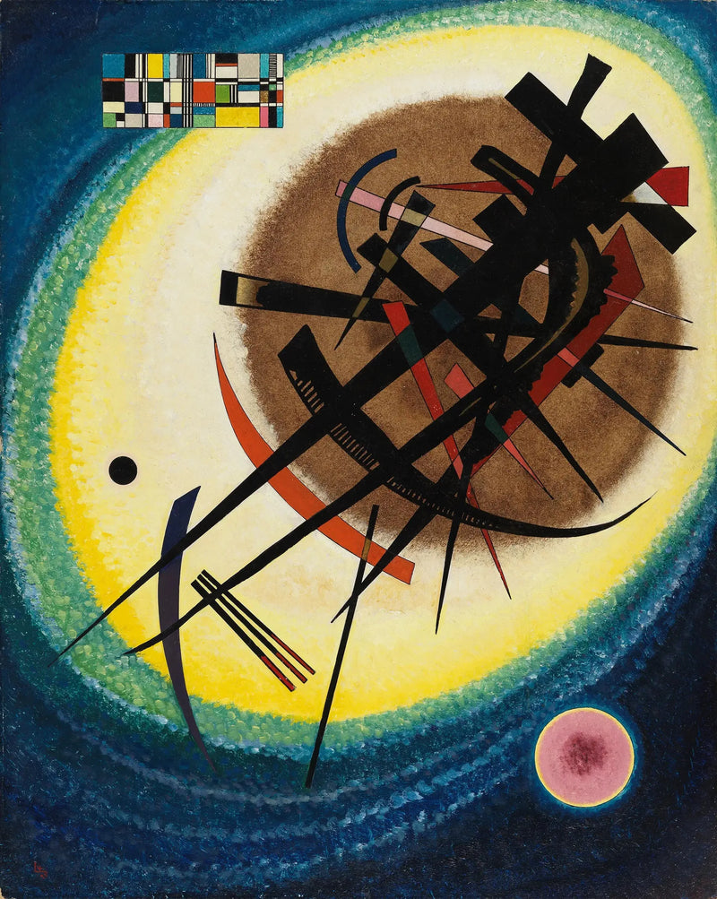 In de heldere ovaal - Vassily Kandinsky