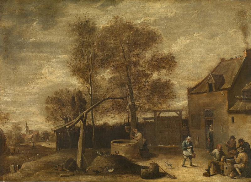 In de boerderijtuin - David Teniers de Jonge

Source:
Dans la cour de la ferme - David Teniers le Jeune