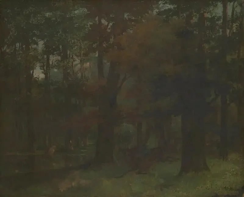 In het bos - Gustave Courbet