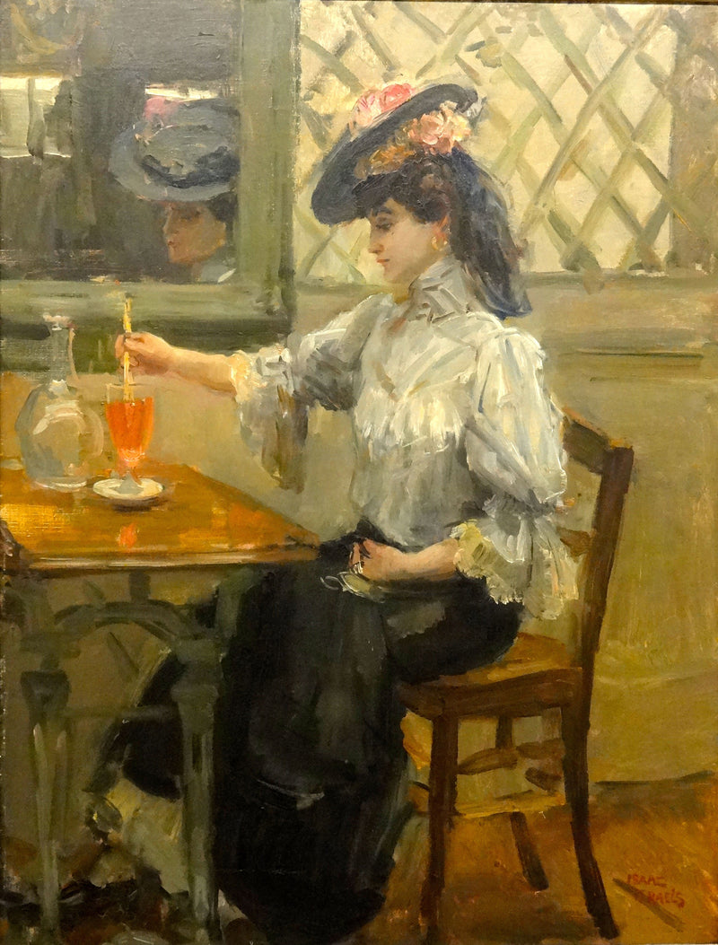 In het café - Isaac Israëls