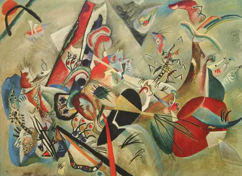 In het grijs - Vassily Kandinsky