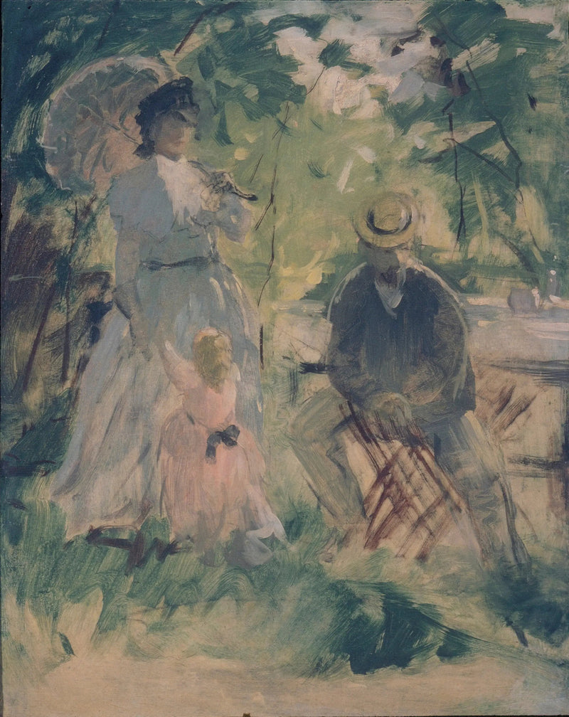 In de tuin - Berthe Morisot