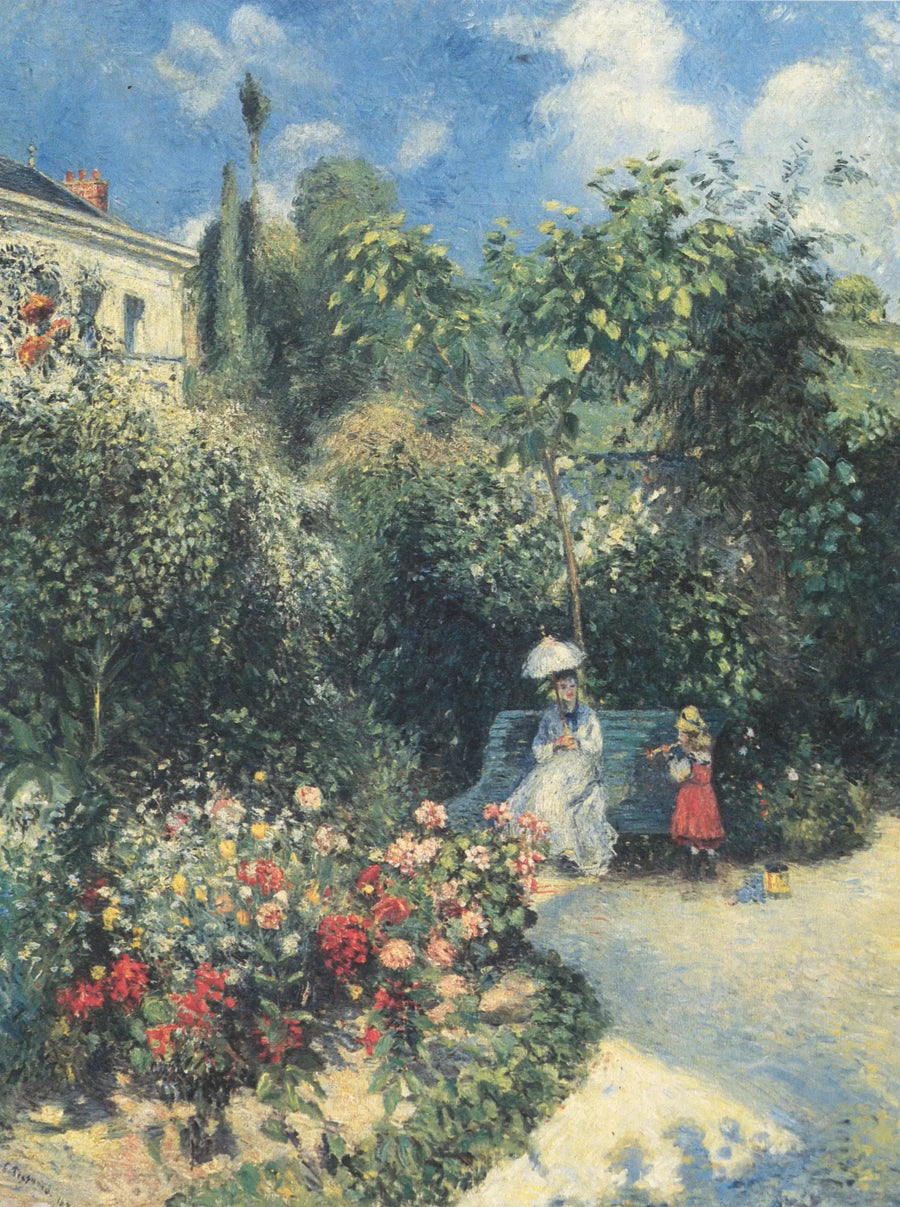 In de Tuin van de Mathurins, Pontoise - Camille Pissarro