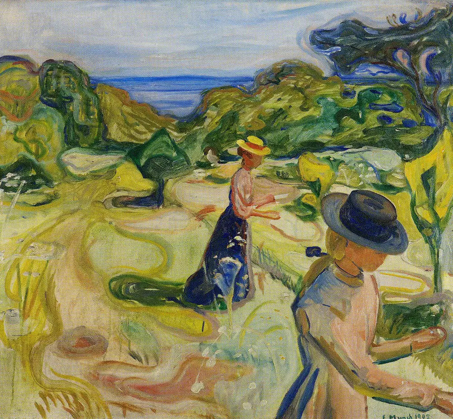 In de tuin - Edvard Munch