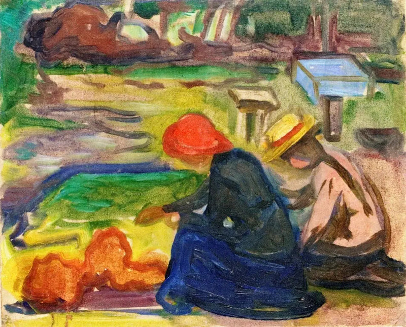 In de tuin - Edvard Munch