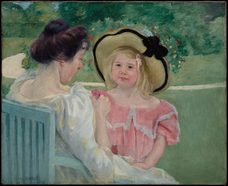 In de tuin - Mary Cassatt