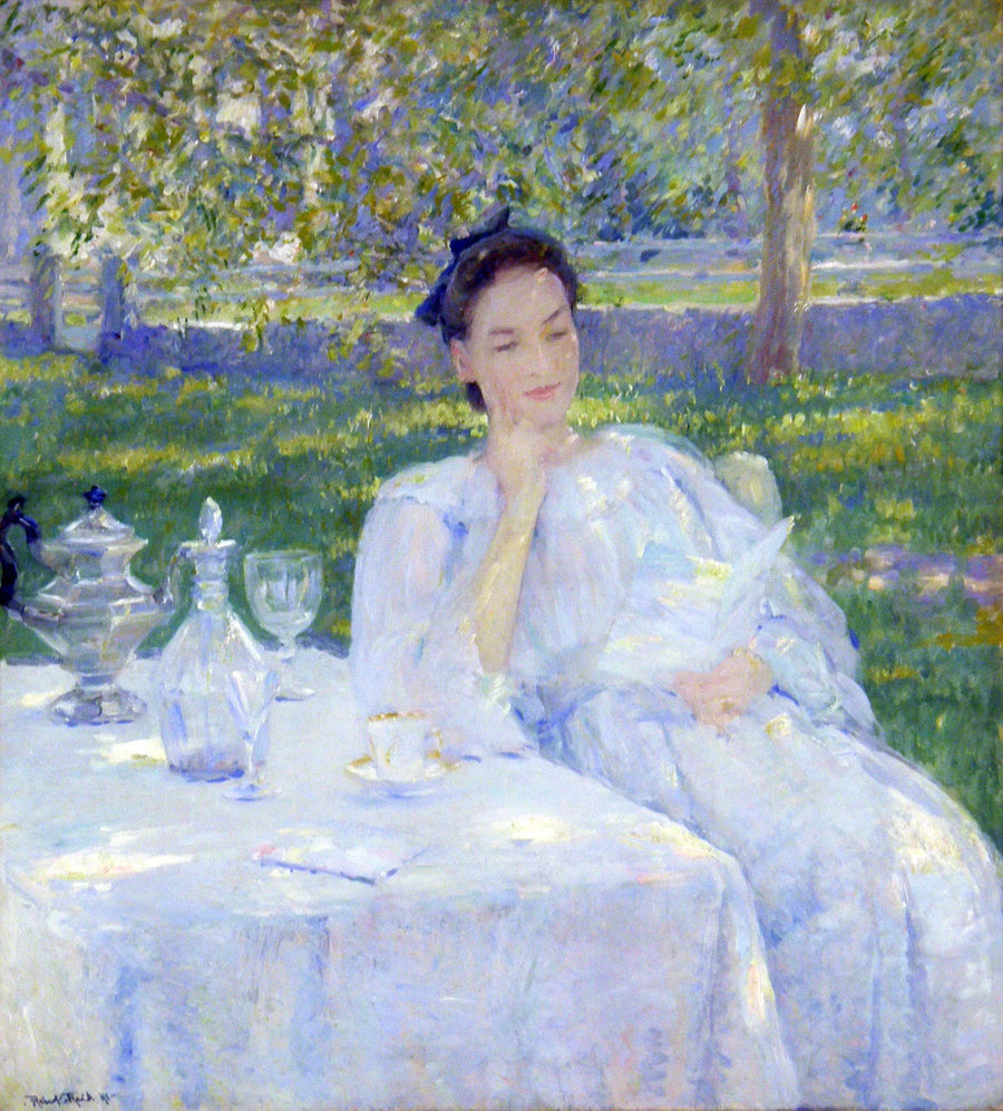 In de tuin - Robert Lewis Reid