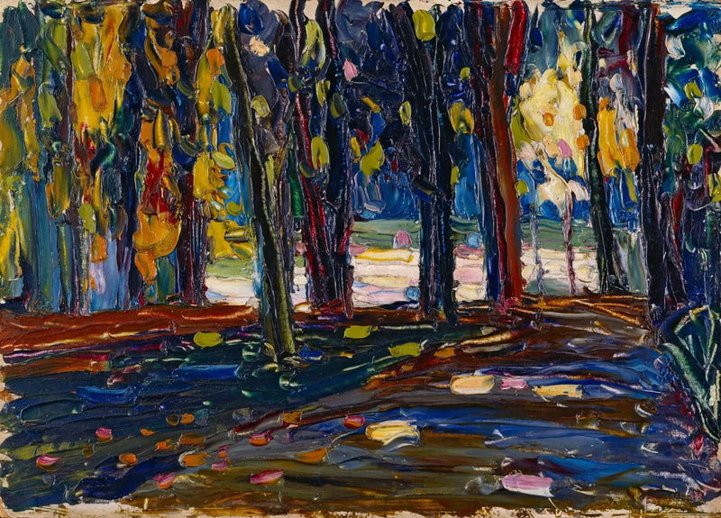 In het park van Saint-Cloud - Herfst II - Vassily Kandinsky