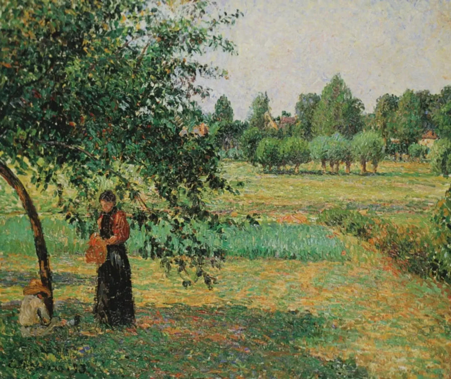 In de wei - Camille Pissarro