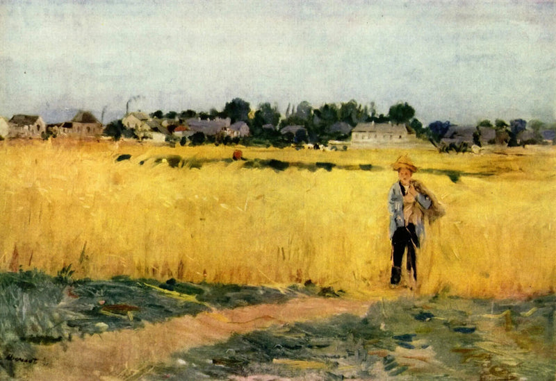 In het graan - Berthe Morisot