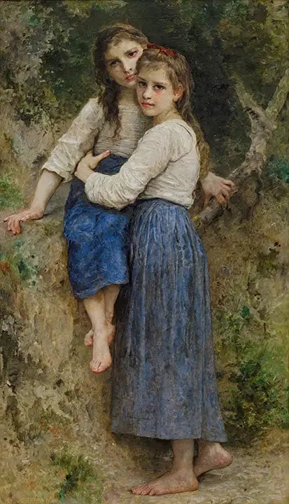 In het bos - Bouguereau
