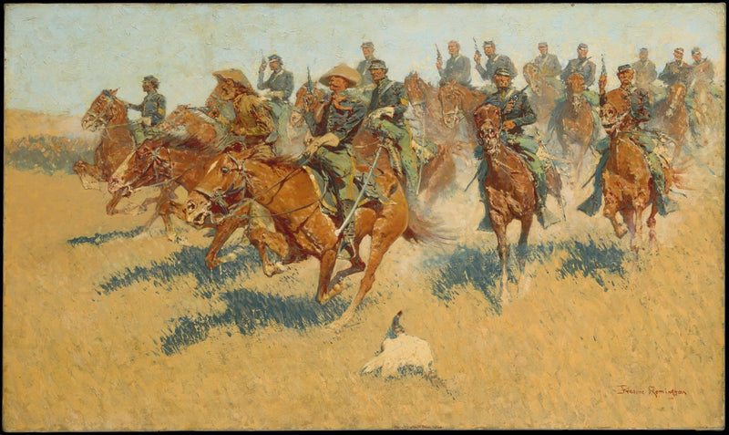 In de vlakten van het zuiden - Frederic Remington

Source:
Dans les plaines du Sud - Frederic Remington