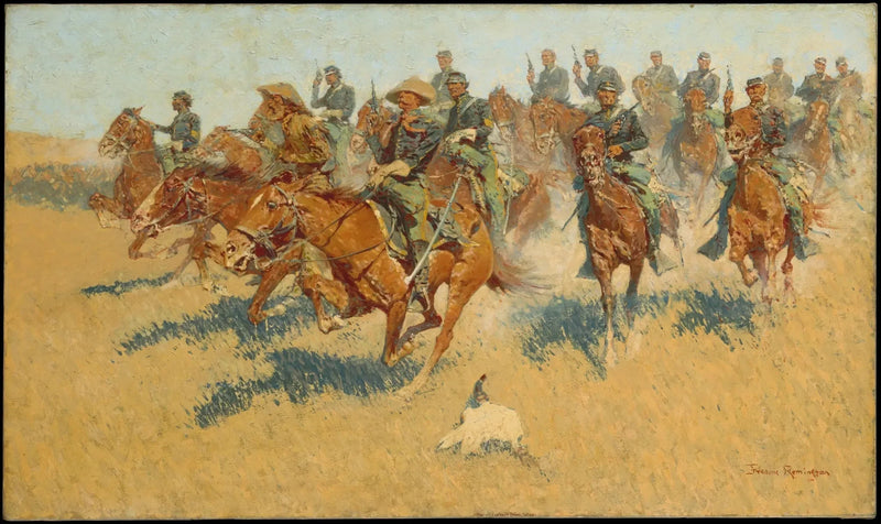 In de vlakten van het zuiden - Frederic Remington

Source:
Dans les plaines du Sud - Frederic Remington