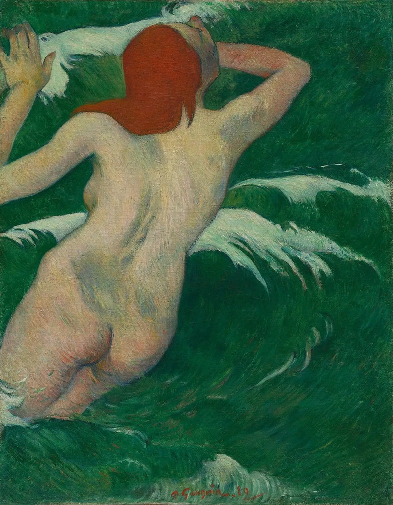 In de golven - Paul Gauguin