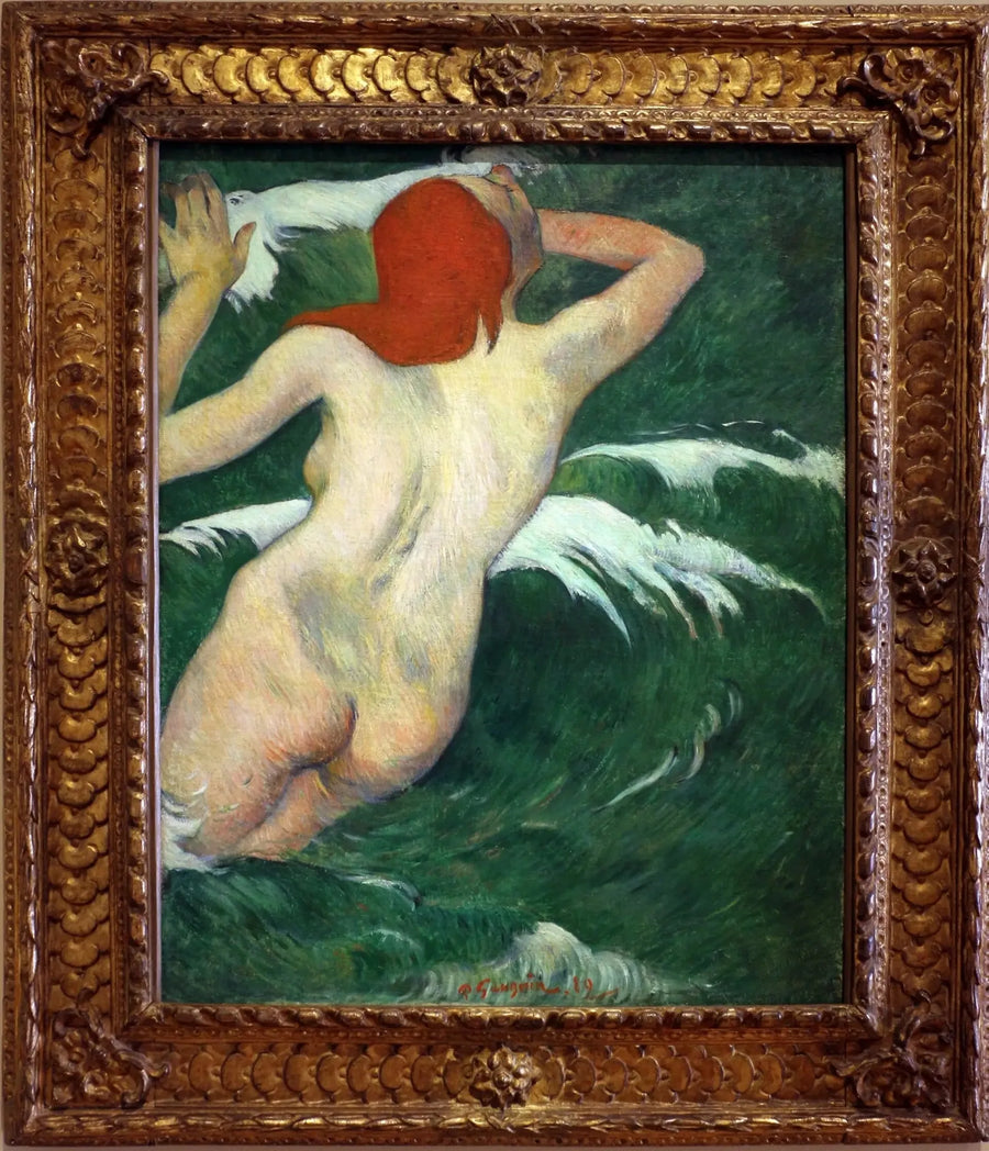In de golven - Paul Gauguin