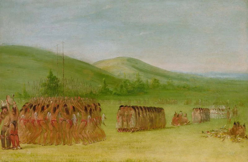 Balletdans, Choctaw - George Catlin

Source:
Danse de balle, Choctaw - George Catlin