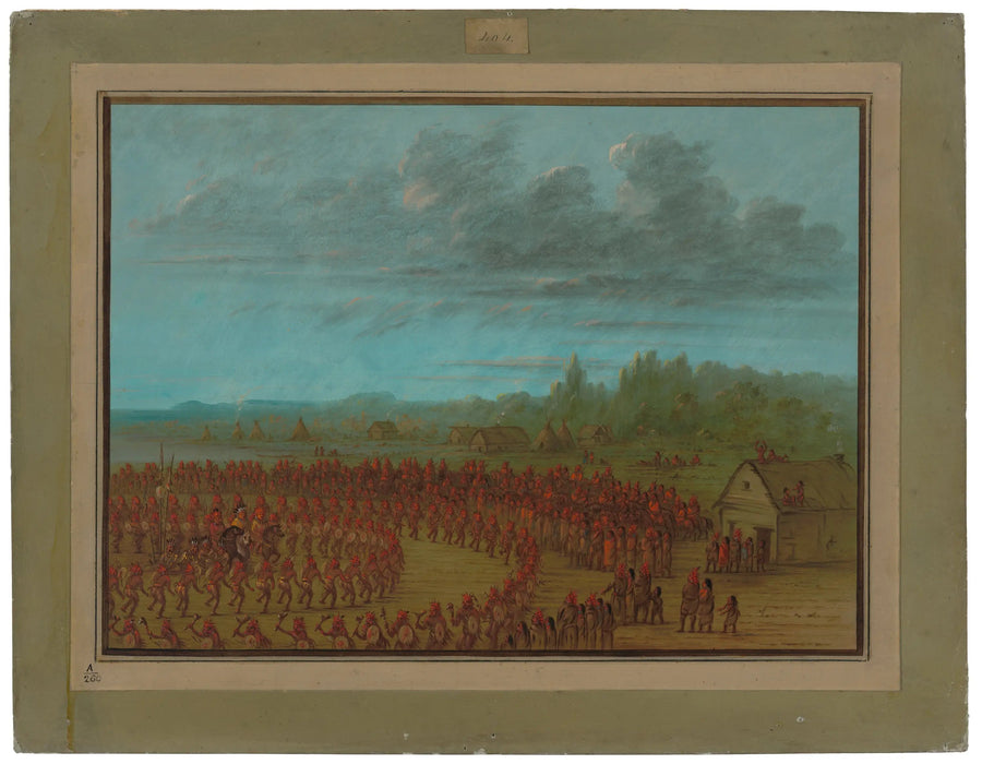 Oorlogsdans van de Saukies - George Catlin

Source:
Danse de guerre des Saukies - George Catlin