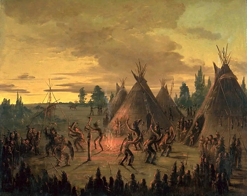 Oorlogsdans, Sioux - George Catlin

Source:
Danse de guerre, Sioux - George Catlin