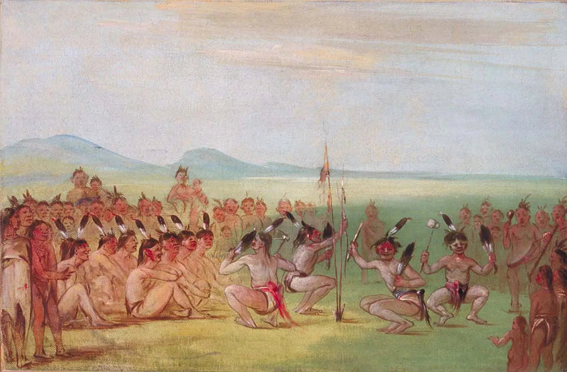 Dans van de adelaar, Choctaw - George Catlin

Source:
Danse de l'aigle, Choctaw - George Catlin