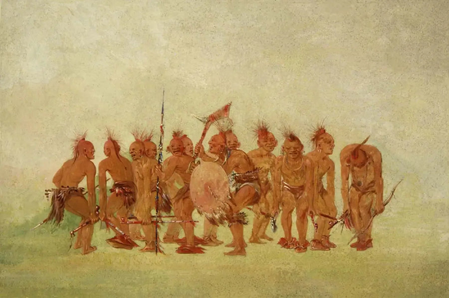 Dansen van de bedelaar, Sauk en Fox - George Catlin

Source:
Danse de la mendicité, Sauk et Fox - George Catlin