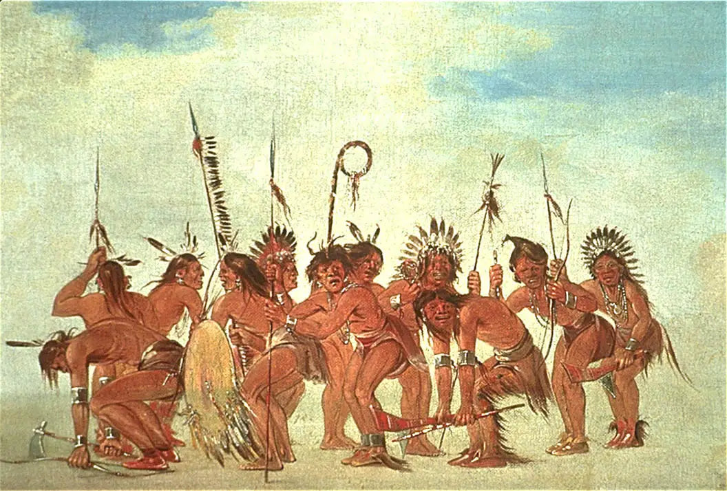 Danse des Braves à Fort Snelling - George Catlin - Alpha Reproduction
