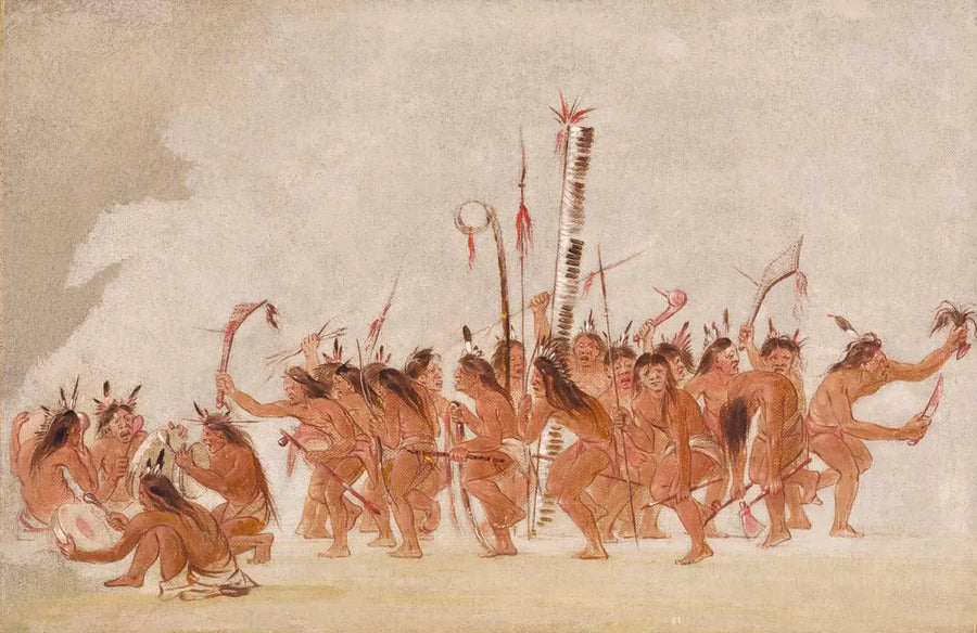 Dans des Braves, Ojibwa - George Catlin

Source:
Danse des Braves, Ojibwa - George Catlin