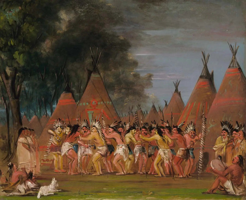 Dansen van de chef, monding van de rivier Teton - George Catlin

Source:
Danse des chefs, embouchure de la rivière Teton - George Catlin