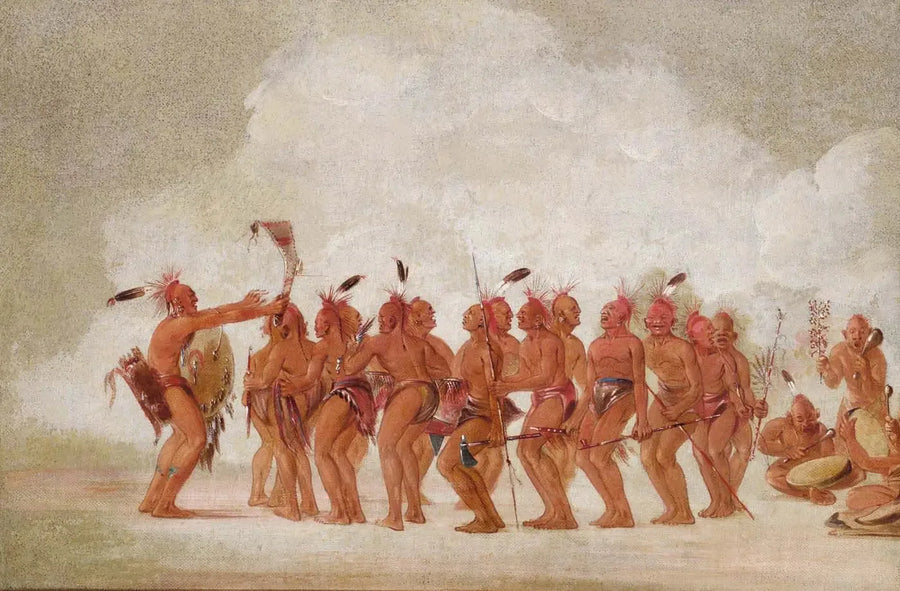 Dansen van de slaven, Zak en Vos - George Catlin

Source:
Danse des esclaves, Sac et Renard - George Catlin