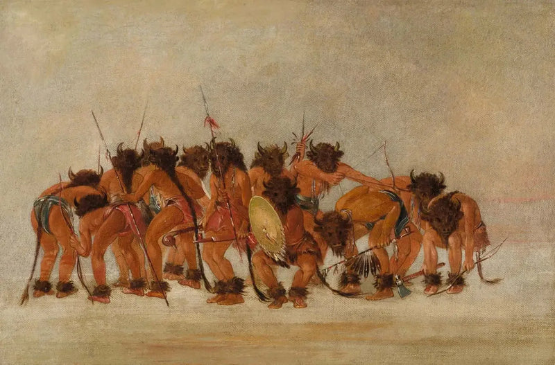 Dans van de buffel, Mandan - George Catlin

Source:
Danse du buffle, Mandan - George Catlin