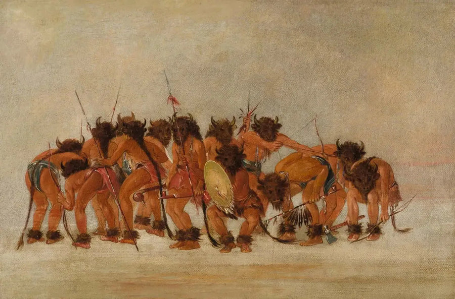 Dans van de buffel, Mandan - George Catlin

Source:
Danse du buffle, Mandan - George Catlin