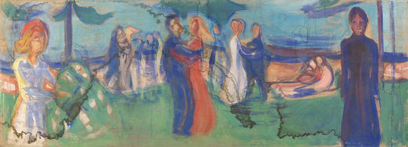 Dansen bij de zee - Edvard Munch