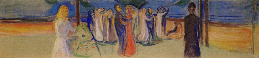 Dansen op het strand (Frinse Reinhardt) - Edvard Munch