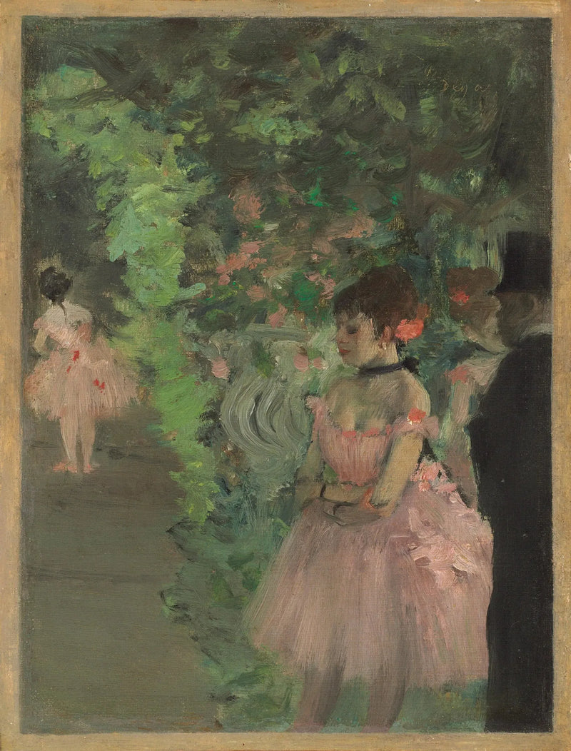 Dansers in de coulissen - Edgar Degas