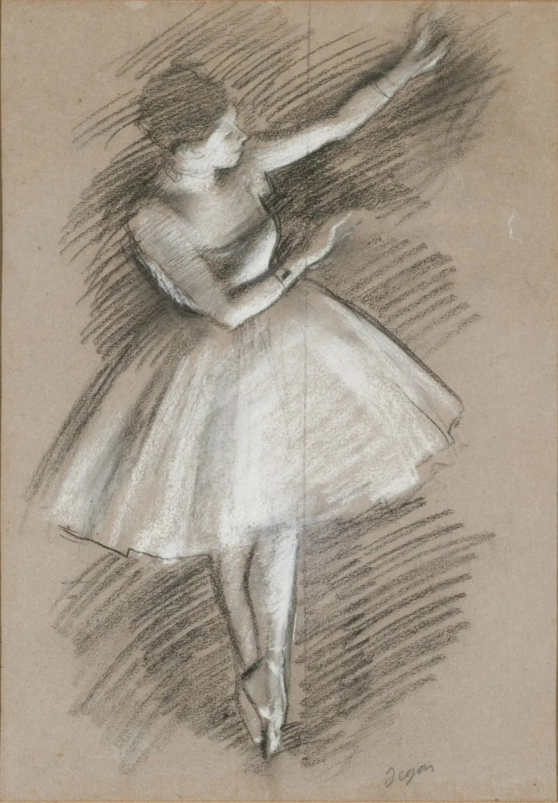 danseres in het wit - Edgar Degas