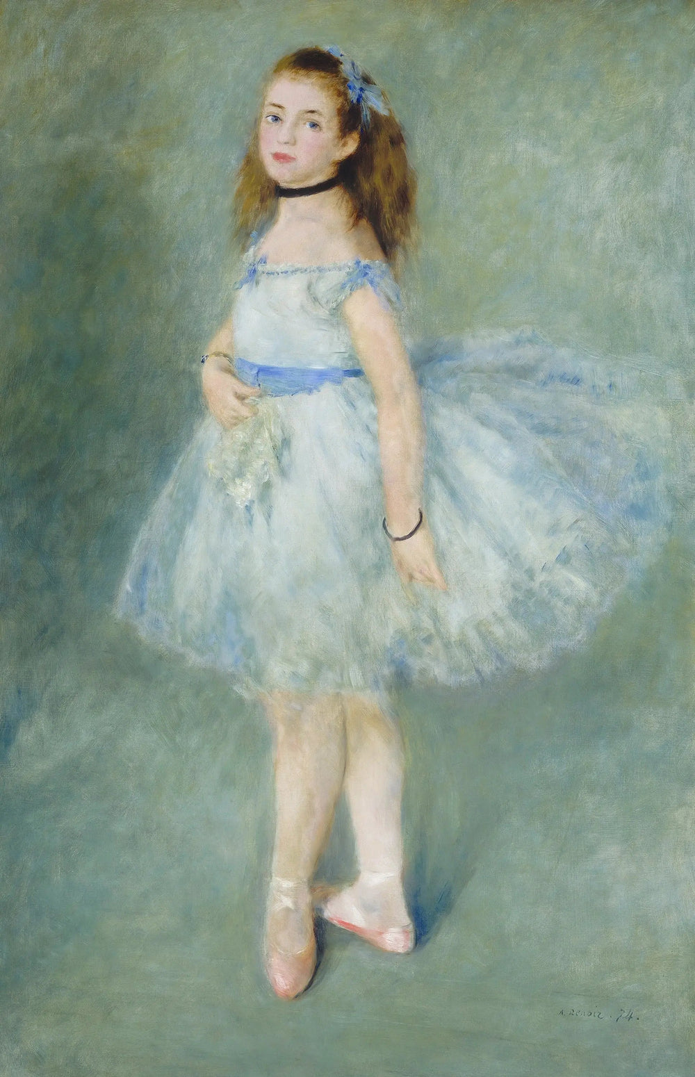 Danseuse - Pierre-Auguste Renoir image 1 copie peinte à la main à l’huile