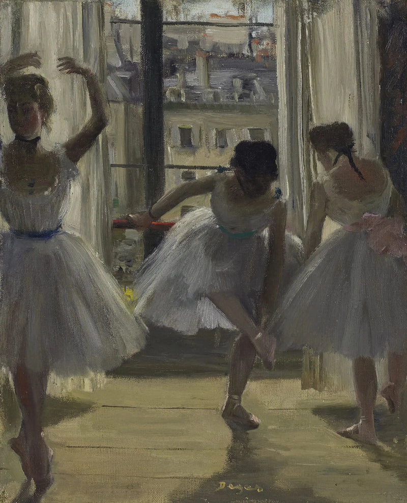 Dansers in een oefenzaal (Drie Dansers) - Edgar Degas