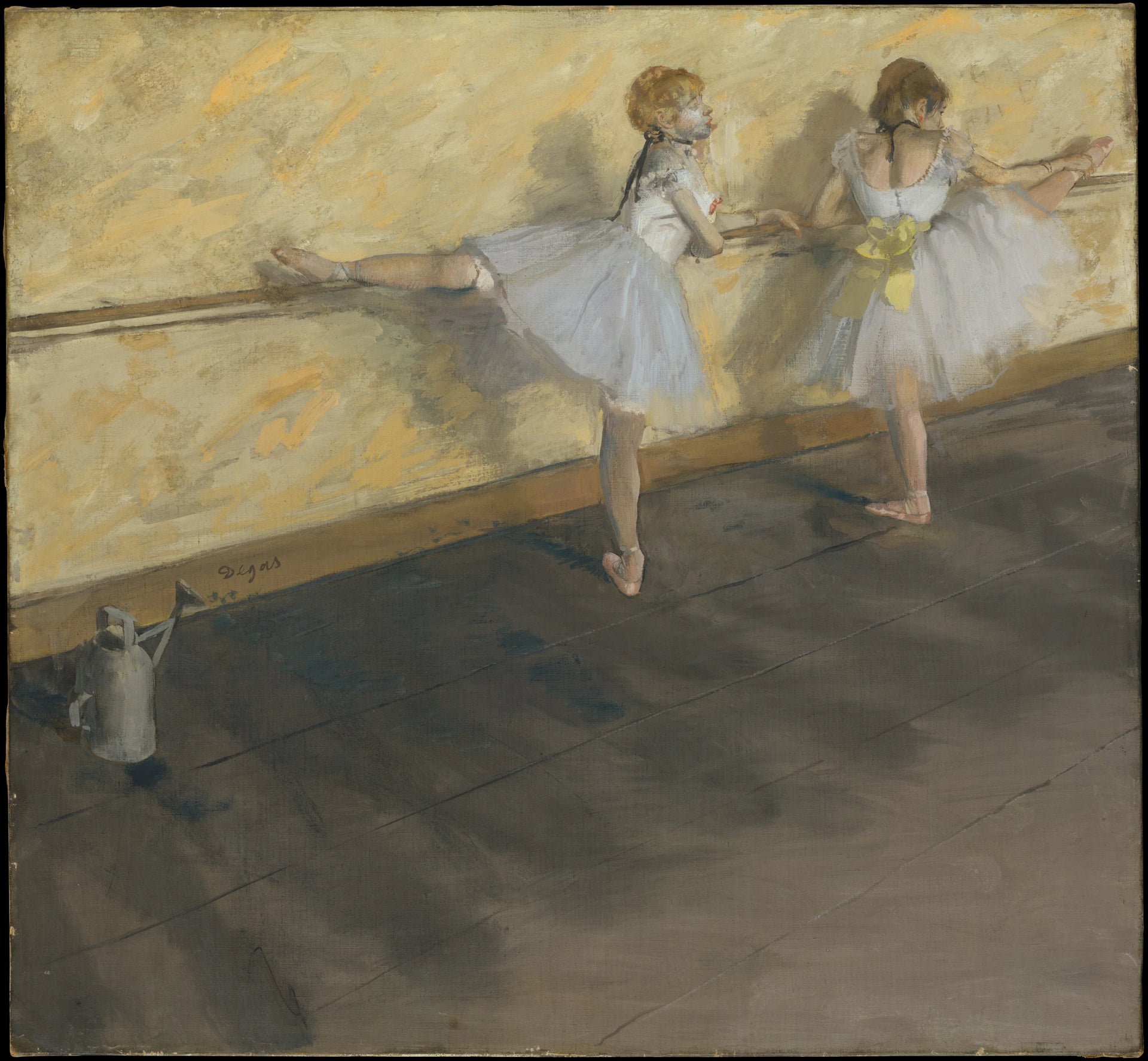 Danseuses pratiquant à la barre - Edgar Degas
