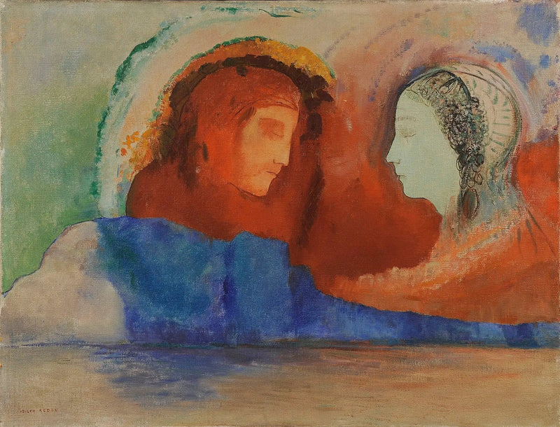 Dante en Beatrice - Odilon Redon