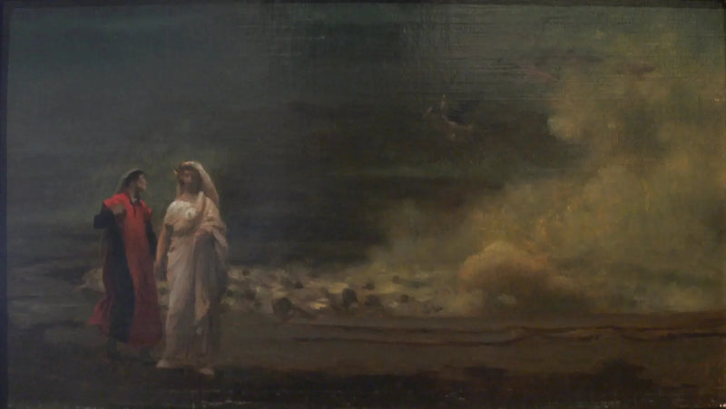 Dante en Vergilius in de Hel - Jean-Léon Gérôme